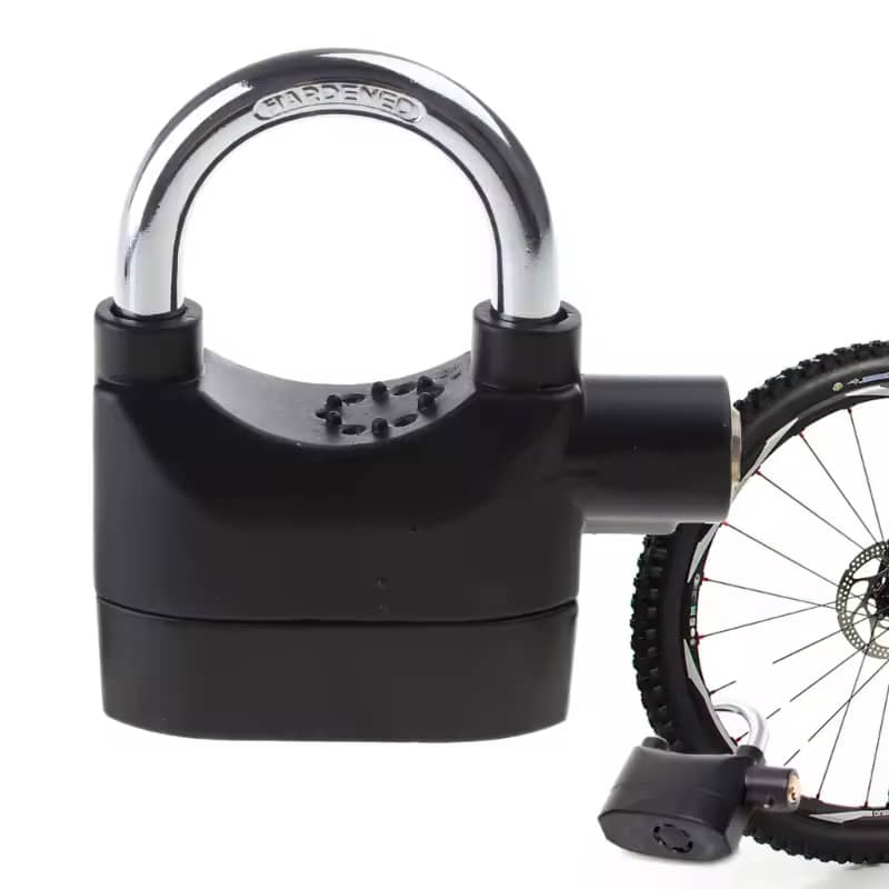 Cadenas de sécurité doté d'une alarme